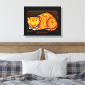 Julie de Graag Dezember Cat Leinwanddruck (Insitu (Schlafzimmer))