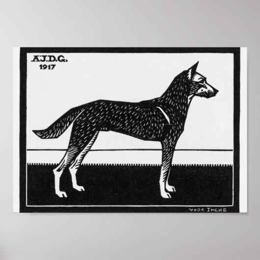 Julie de Graag Dog Poster (Vorne)