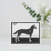 Julie de Graag Dog Postkarte (Stehend Vorderseite)