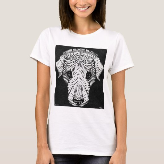 Julie de Graag Dog's Head T-Shirt (Vorderseite)