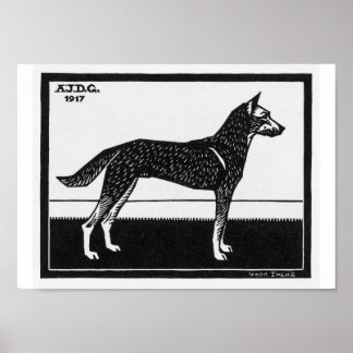 Julie de Graag Hund Poster