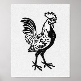 Julie de Graag Rooster Poster