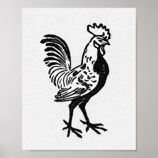 Julie de Graag Rooster Poster (Vorne)