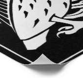 Julie de Graag two Owls Poster (Ecke)