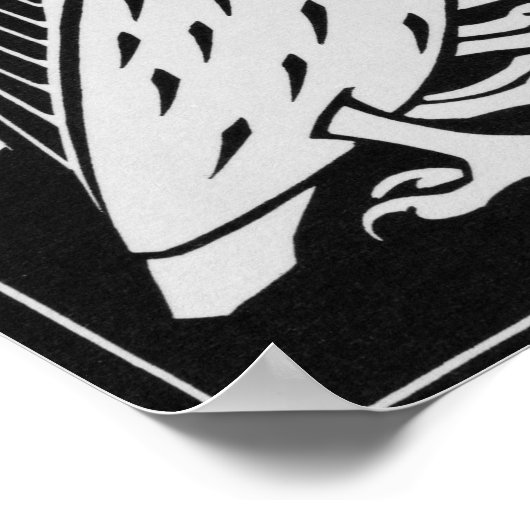 Julie de Graag two Owls Poster (Ecke)