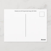 Julie de Graag Woodcut cat Postkarte (Rückseite)