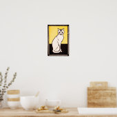 Julie de GraagSitting Cat Poster (Küche)