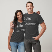 JULIE Definition Personalisiert Name Funny Gift T-Shirt (Unisex)