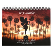 Julie Fantasie-Silhouette-Kunst-Kalender Fain Kalender (Titelbild)