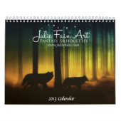 Julie Fantasie-Silhouette-Kunst-Kalender Fain Kalender (Titelbild)