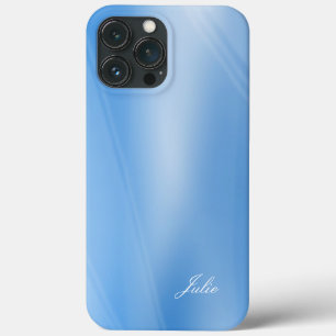 Julie - Ihre Namensvorlage, schöne blaue Shades  Case-Mate iPhone Hülle