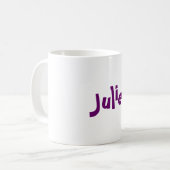 Julie Kaffeetasse (Vorderseite Links)
