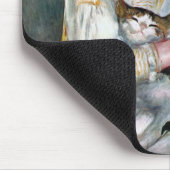 Julie Manet (Kind mit Katze) Renoir Mousepad (Ecke)