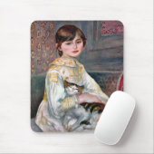 Julie Manet (Kind mit Katze) Renoir Mousepad (Mit Mouse)