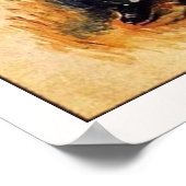 Julie Manet und ihre Greyhound Lärtes Poster (Ecke)