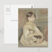 Julie Manet von Pierre-Auguste Renoir Postkarte (Vorne/Hinten)