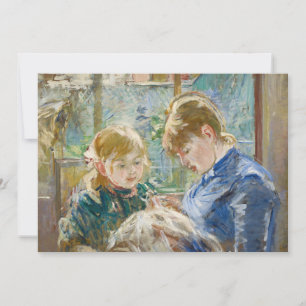 Julie mit ihrem Kindermädchen   Berthe Morisot