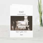 Julie - n Matt, der 4x6 (Sepia) Wedding ist - 335, Dankeskarte (Rückseite)