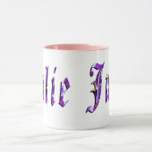 Julie, Name, Logo, Pink Combo Tasse (Zentrum)