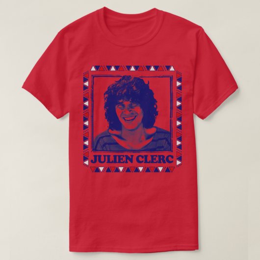 Julien Clerc Retro Design T-Shirt (Design vorne)
