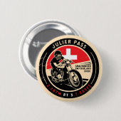 Julier Pass | Schweiz | Motorrad Button (Vorne & Hinten)