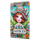 JULIET ~ HAPPY EASTER ~ Vintage Girl Eggs ~ Klemmbrett (Links)