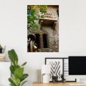 Juliet & Juliet Balkonverona italy Poster (Heimbüro)