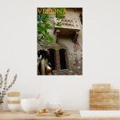 Juliet & Juliet Balkonverona italy Poster (Küche)