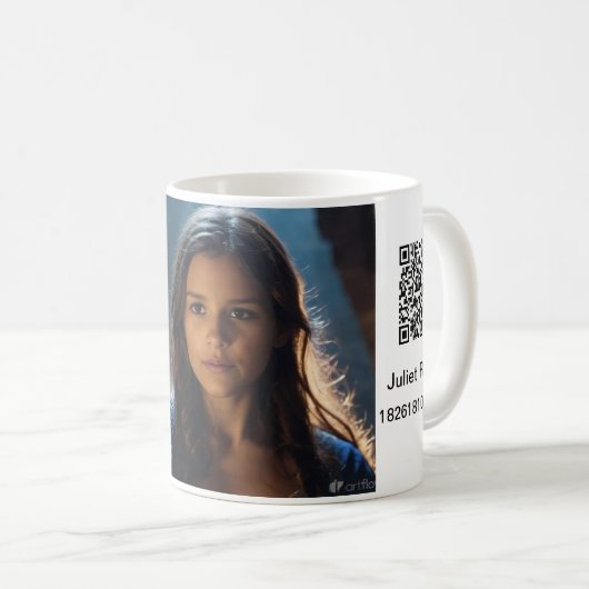 Juliet Rebko .2 Tasse, 11 oz Kaffeetasse (VorderseiteRechts)