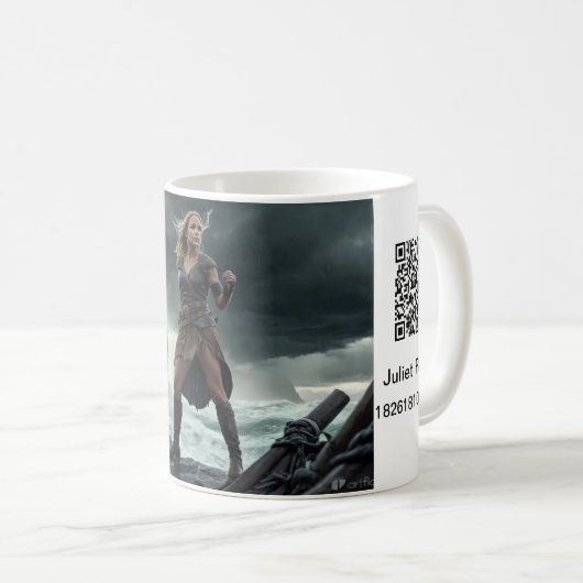 Juliet Rebko .2 Tasse, 11 oz Kaffeetasse (VorderseiteRechts)