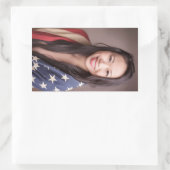 Juliet Uncensored American Flag Sticker (Tasche)