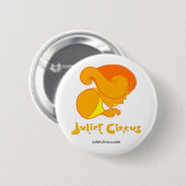 Juliet Zirkus - klassisches Logo Button (Vorne & Hinten)