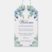 Juliette Blue Hotel Gäste Wedding Willkommensgesch Geschenkanhänger (Vorderseite)