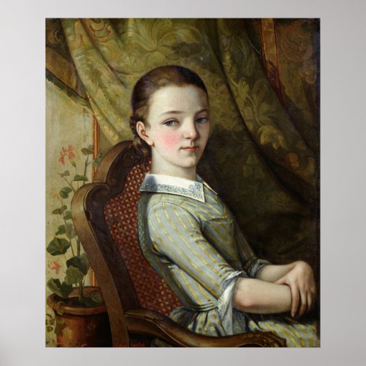 Juliette Courbet  1844 Poster (Vorne)