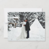 Juliette | Kurierte Farben | Hochzeitskarte Dankeskarte (Rückseite)