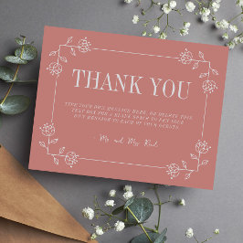 Juliette | Kurierte Farben | Hochzeitskarte Dankeskarte