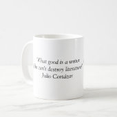 Julio Cortazar Kaffeetasse (Vorderseite Links)
