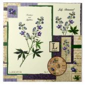 Julis Blume Fliese (Vorderseite)