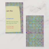 Julischen Tiles-Visitenkarten Visitenkarte (Vorne/Hinten)