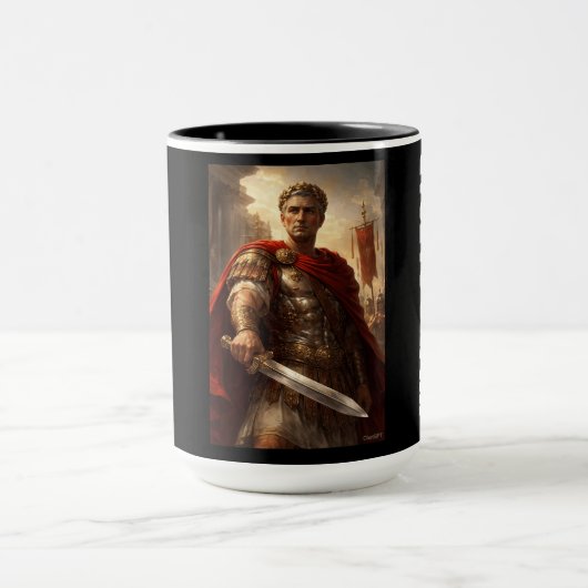 Julius Caesar black Tasse (Zentrum)