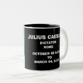 Julius Caesar Coffee Tasse (VorderseiteRechts)