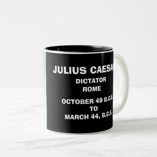 Julius Caesar Coffee Tasse (VorderseiteRechts)