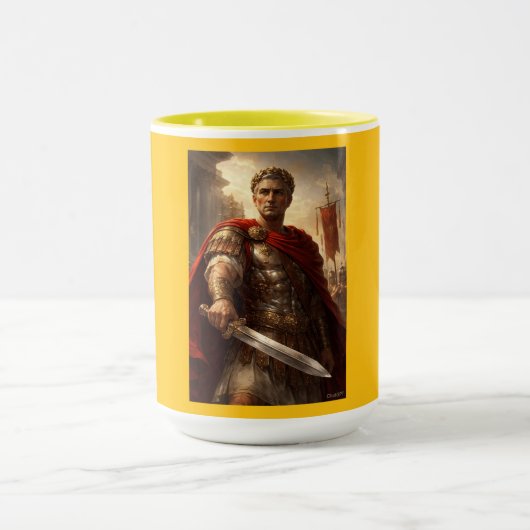 Julius Caesar Imperialgeschichte Tasse (Zentrum)