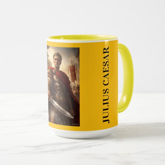 Julius Caesar Imperialgeschichte  Tasse (VorderseiteRechts)