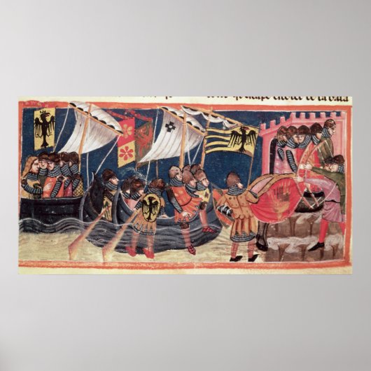 Julius Caesar Landung in England Poster (Vorne)