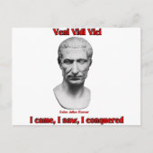 Julius Caesar Postkarte (Vorderseite)