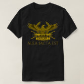 Julius Caesar Quote Alea Iacta Est SPQR Roman H T-Shirt (Design vorne)