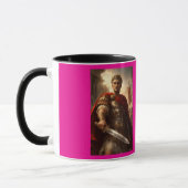 Julius Caesar rosa Tasse (Links)