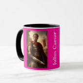 Julius Caesar rosa Tasse (Vorderseite Links)