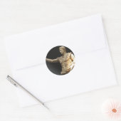 Julius Caesar Runder Aufkleber (Umschlag)